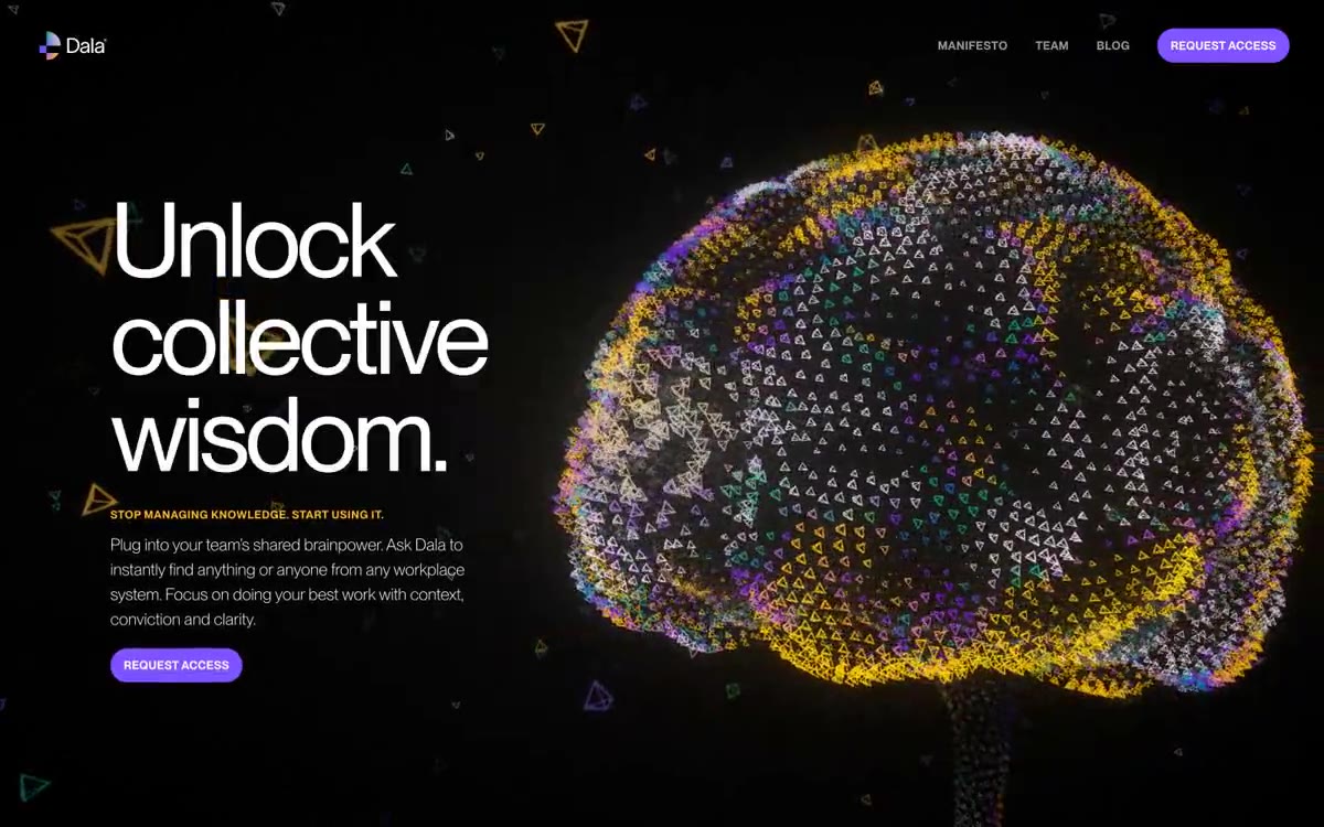 Your workplace has the answer. Just ask Dala for it.: constellation floating on black velvet